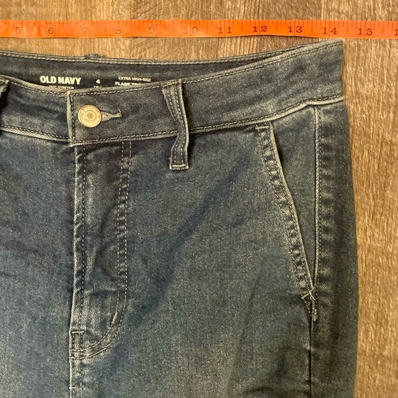 Old Navy Blue Flare & Wide Leg Jeans - Picture 9 of 12